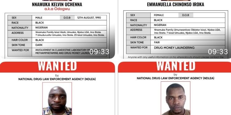NDLEA Declares Drug Kingpin, Three Associates Wanted, Blocks N9.8billion In Accounts
