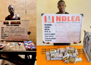 In Lagos, NDLEA Intercepts 750grams Of Cocaine Concelead In Local Mortar, Backpack