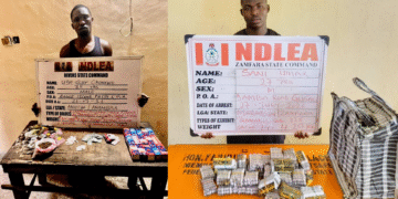 In Lagos, NDLEA Intercepts 750grams Of Cocaine Concelead In Local Mortar, Backpack