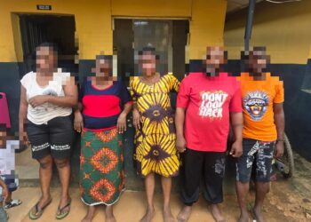 Ogun Police Bust Baby Factory At Mowe, Rescue Two Pregnant Women, Four Children, Arrest Six Suspects