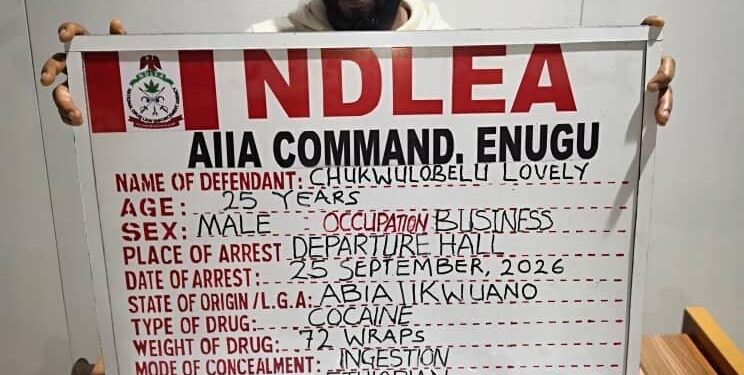 Europe-bound Bridegroom In NDLEA Net, Excretes 72 Wraps Of Cocaine, NDLEA Intercepts N3bln Opioids At Lagos Airport