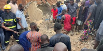 Corpses Of Five Family Members Recovered From Ilorin Building Collapse, Death Toll Rises To 9
