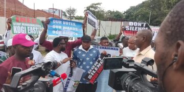 Kogi East Youths Stage Protest To INEC Headquarters Over Marginalization, Kick Against Exclusion From New Ward Creation
