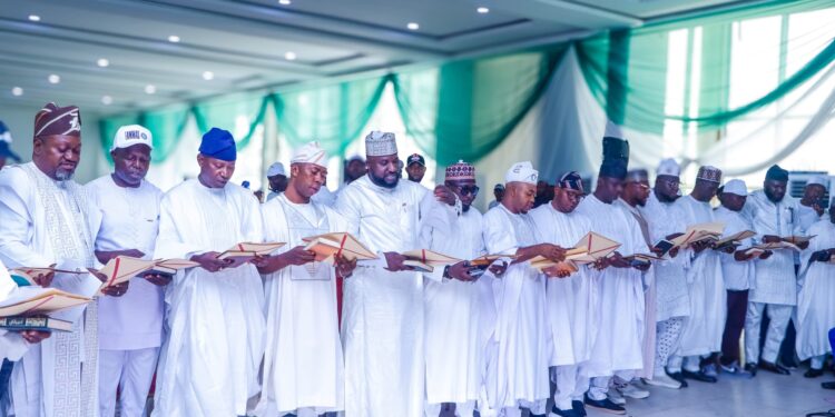 Governor Ododo Swears In Newly Elected Local Government Chairmen, Charges Them On Security, Accountability