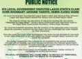 Boundary Dispute : Ifo LG Chairman Urges LASG To Call Ojodu Chairman To Order Over Signpost