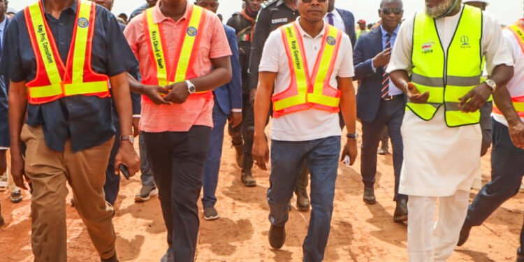 Ododo Lauds President Tinubu’s Support For Kogi Airport Project, Expresses Satisfaction Over Level Of Work During Visit